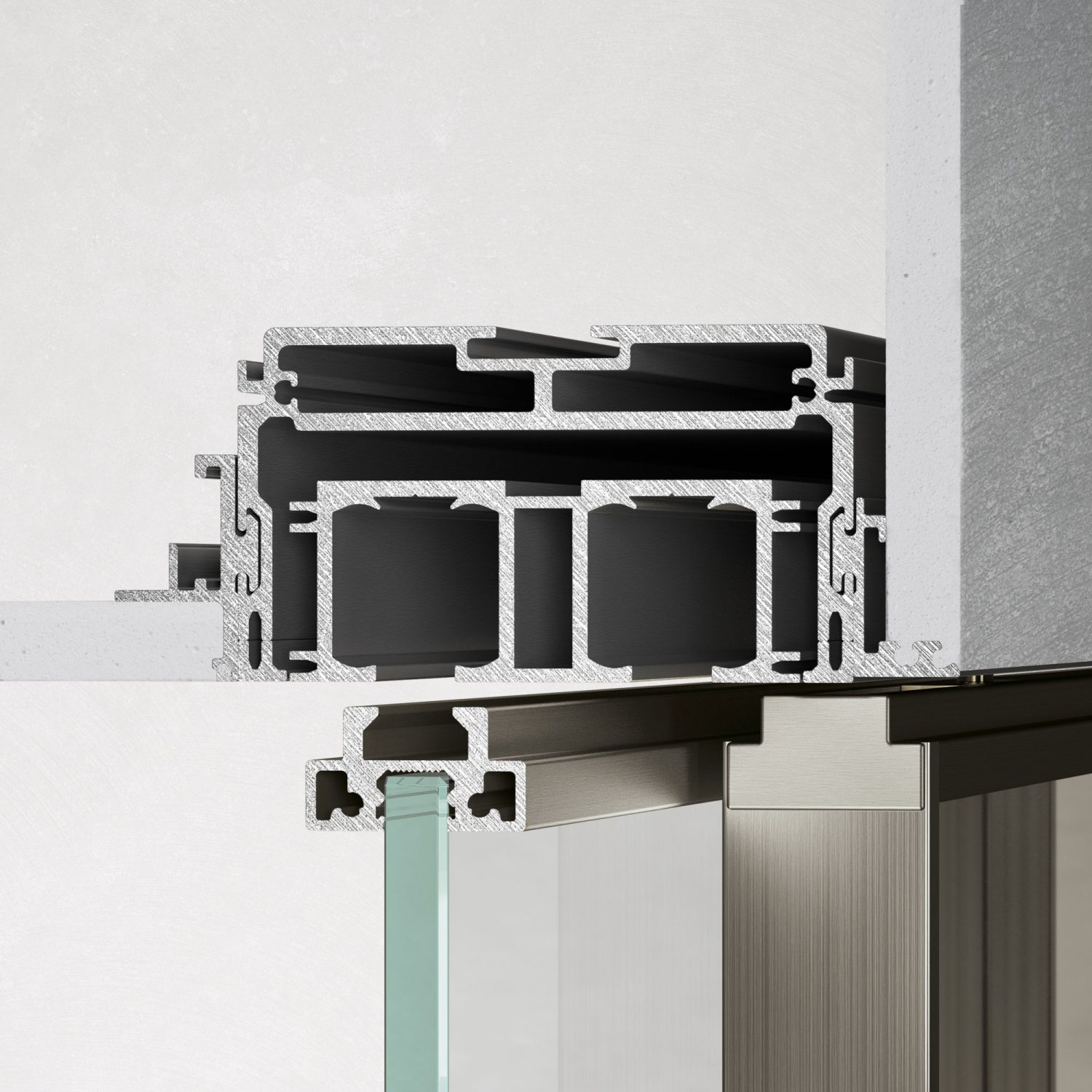 Manhattan external wall sliding door Inside system Doors & Systems